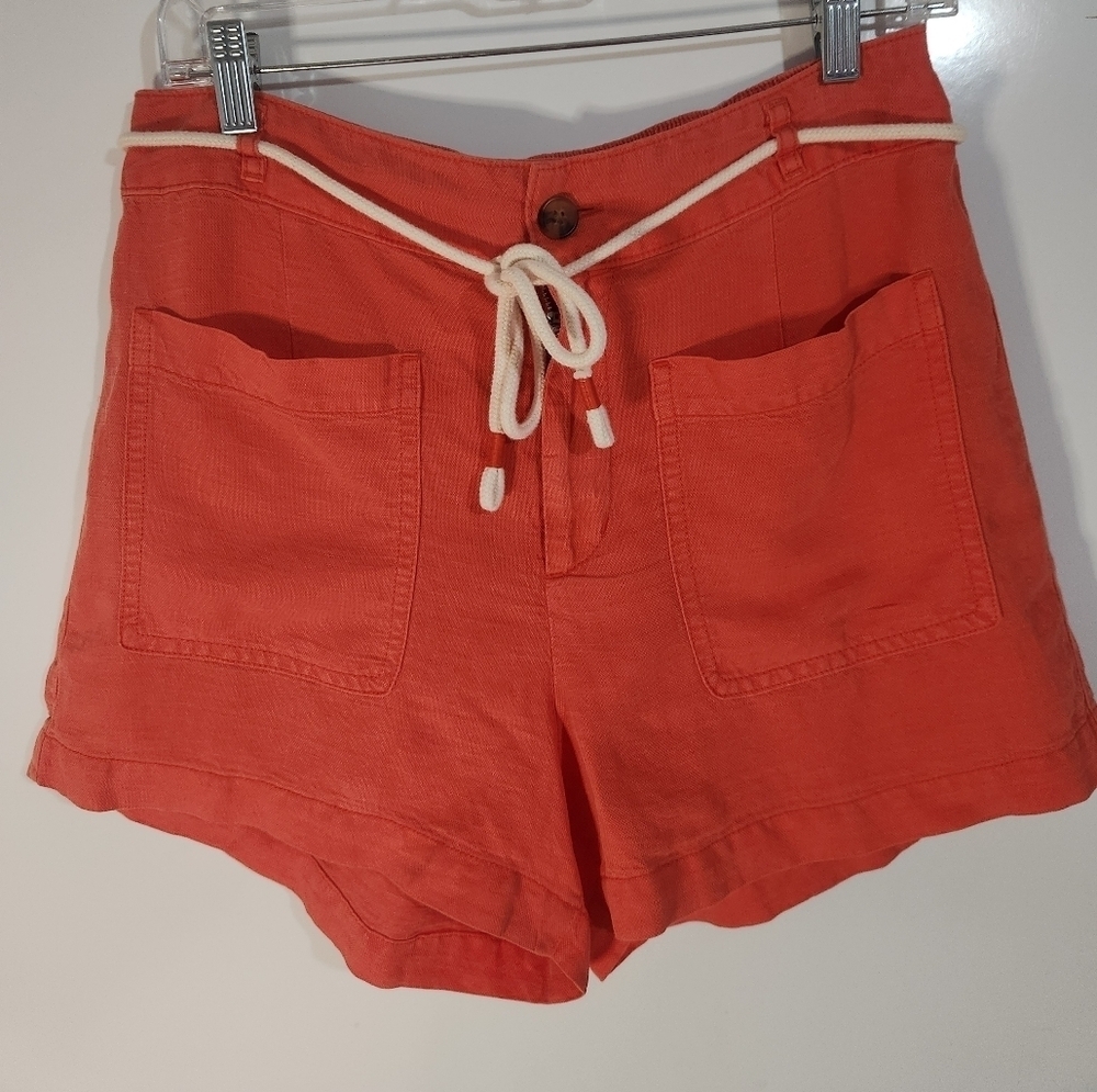 C&C California Women's Coral Shorts with Drawstring, Size Med